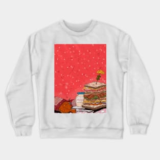 A 16  Layer Lunch Crewneck Sweatshirt